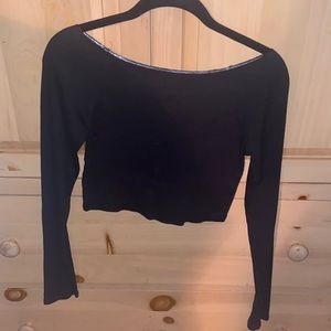 Black Crop Top